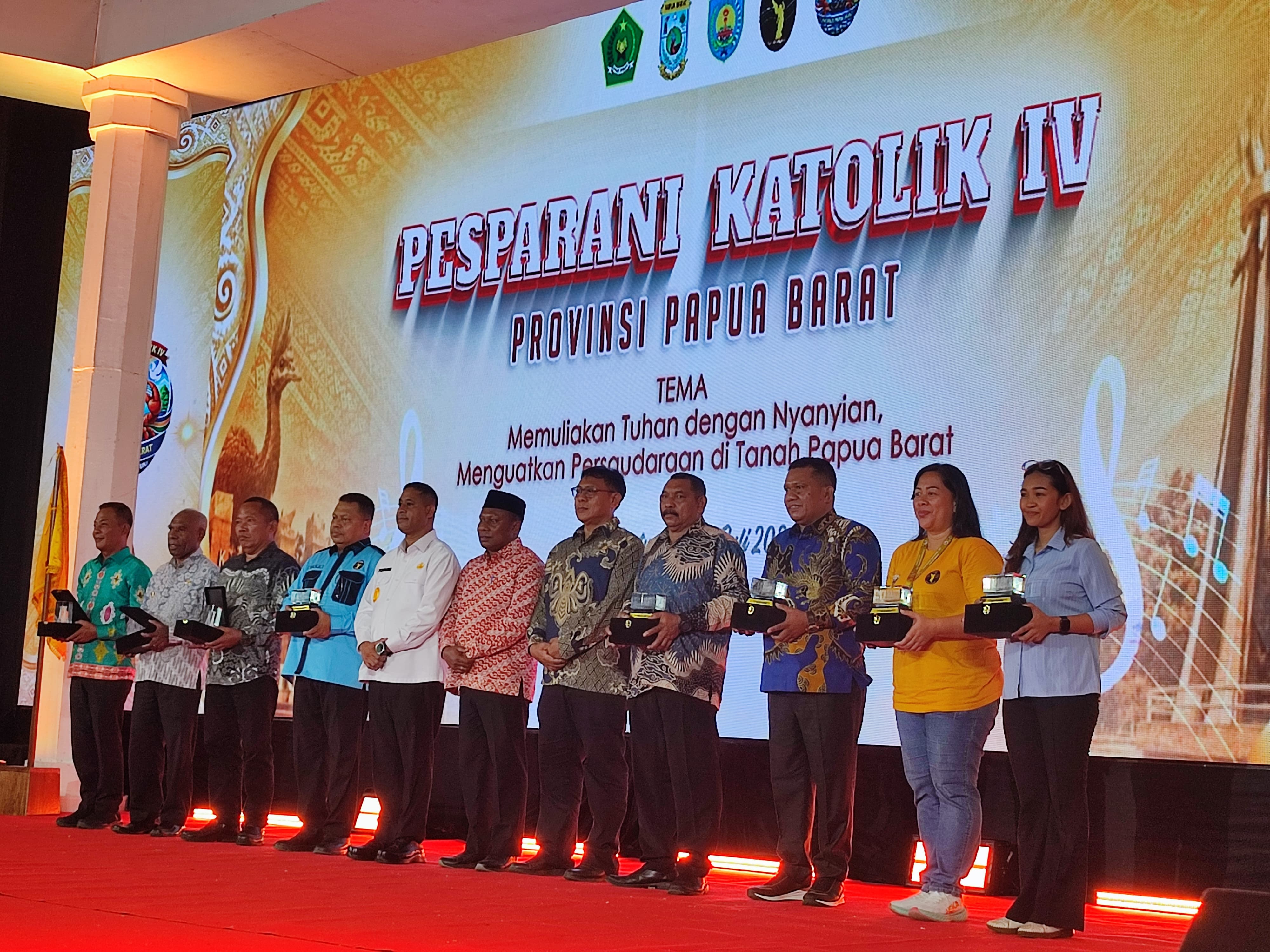 Pesparani Katolik IV, Bintuni Keluar Sebagai Juara Umum, Teluk Wondama Menjadi Tuan Rumah Pesparani Selanjutnya